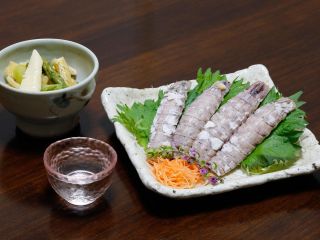 シャコの刺身
